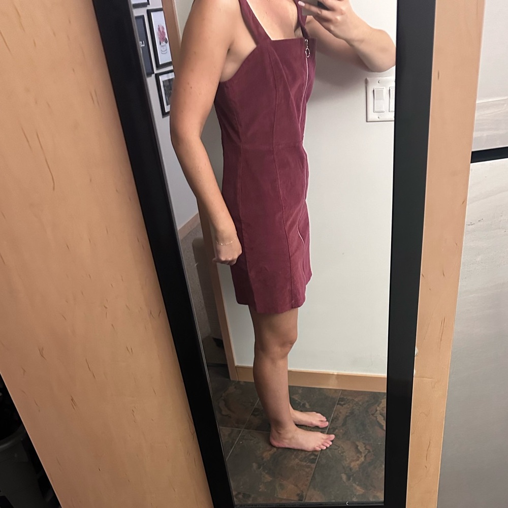 Forever 21 | Fall Red Corduroy Mini